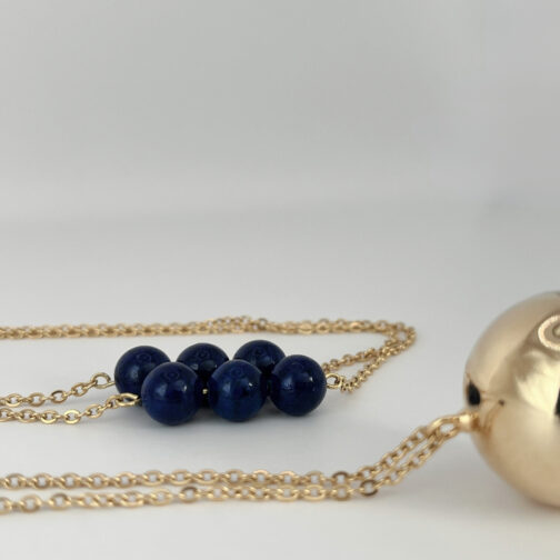 Bola de grossesse Sérénité et Confiance<br> Lapis Lazuli – Image 2