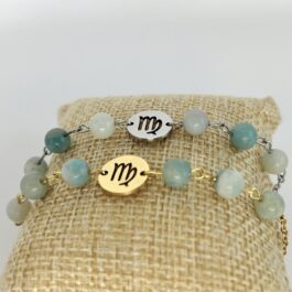 Bracelet Astria Vierge en Amazonite