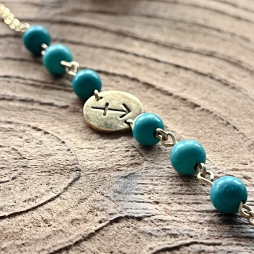 Bracelet Astria Sagittaire en Turquoise