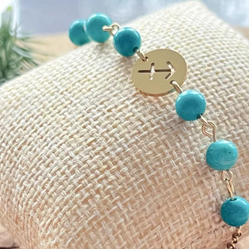 Bracelet Astria Sagittaire en Turquoise