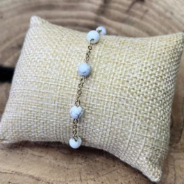Bracelet Sérénité – Howlite – Andromède