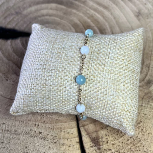 Bracelet Prospérité - Jade - Andromède - Lithosmose