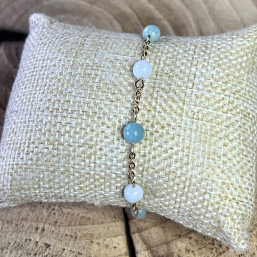 Bracelet Prospérité - Jade - Andromède - Lithosmose