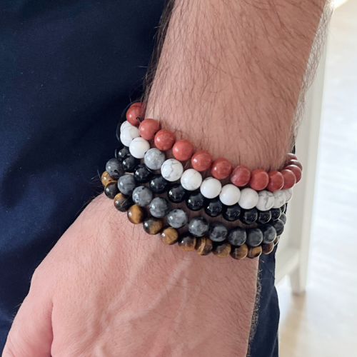 Bracelet Centaure pour homme en pierres naturelles